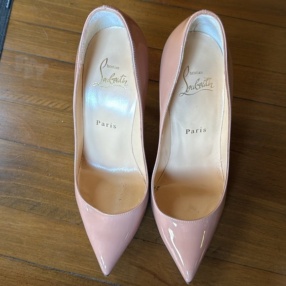 Christian Louboutin Pigalle 100 pumps, Nude patent leather, size 36.5 EU - Picture 12 of 13